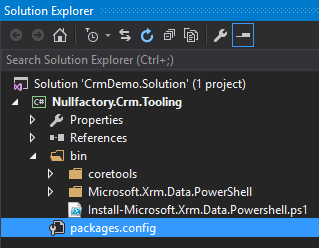 Install Microsoft.Xrm.Data.Powershell