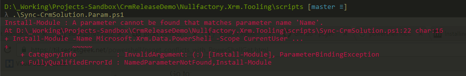 Install-Module Error