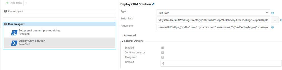 CRM deploy step final