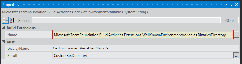 Built-In Environmental Variable