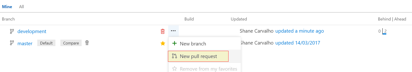 New pull request