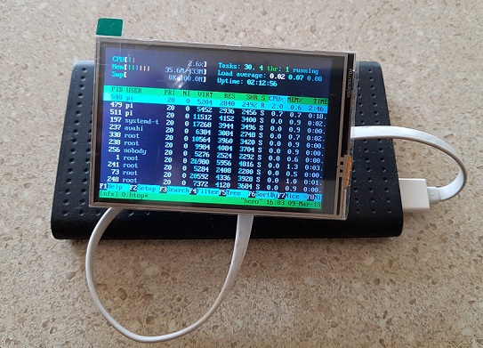 The Nullfactory Configuring Raspberry Pi Zero Lcd Display Tmux