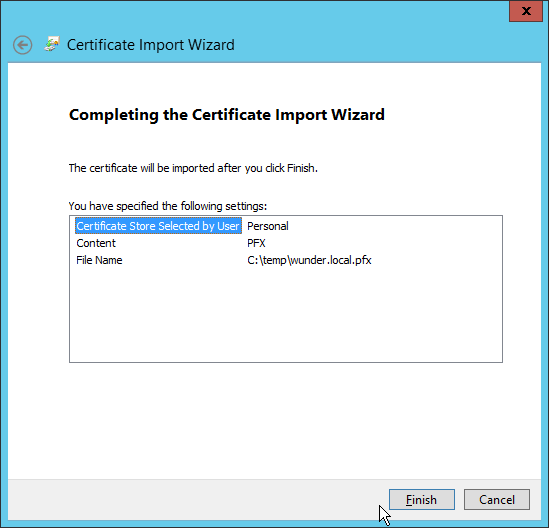 Install Pfx Wizard 7