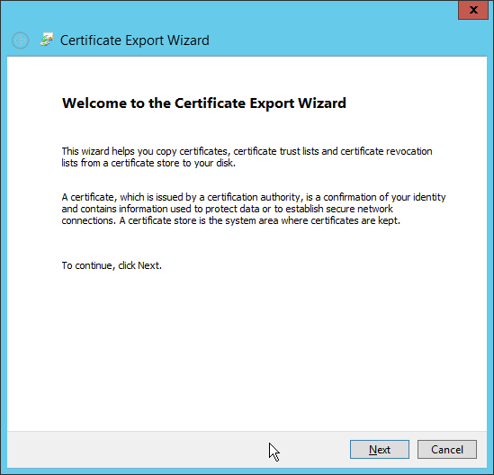 Export Pfx Wizard 1