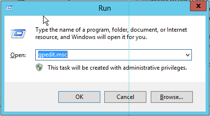 Run Dialog