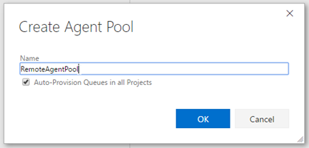 Create agent pool