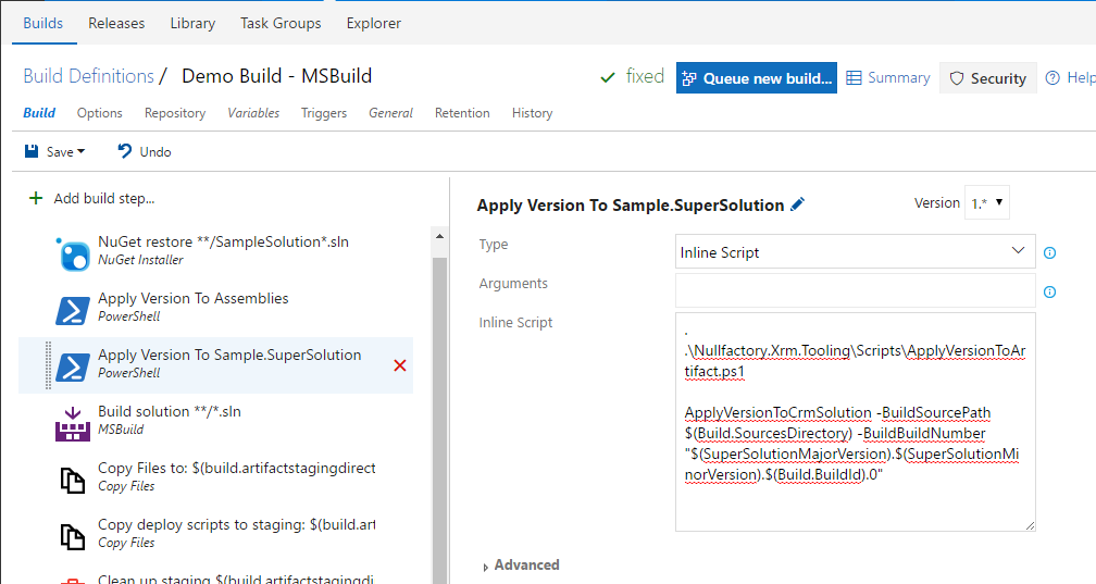 Apply Crm Solution Version PowerShell
